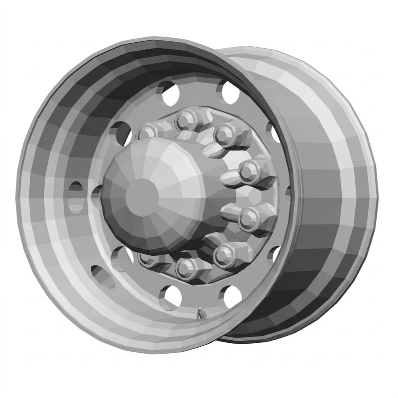 22.5 x 14.00 Alcoa Aluminum Wheel Mirror Polish Inside Only with Dura-Bright 84U642DB - Alcoa