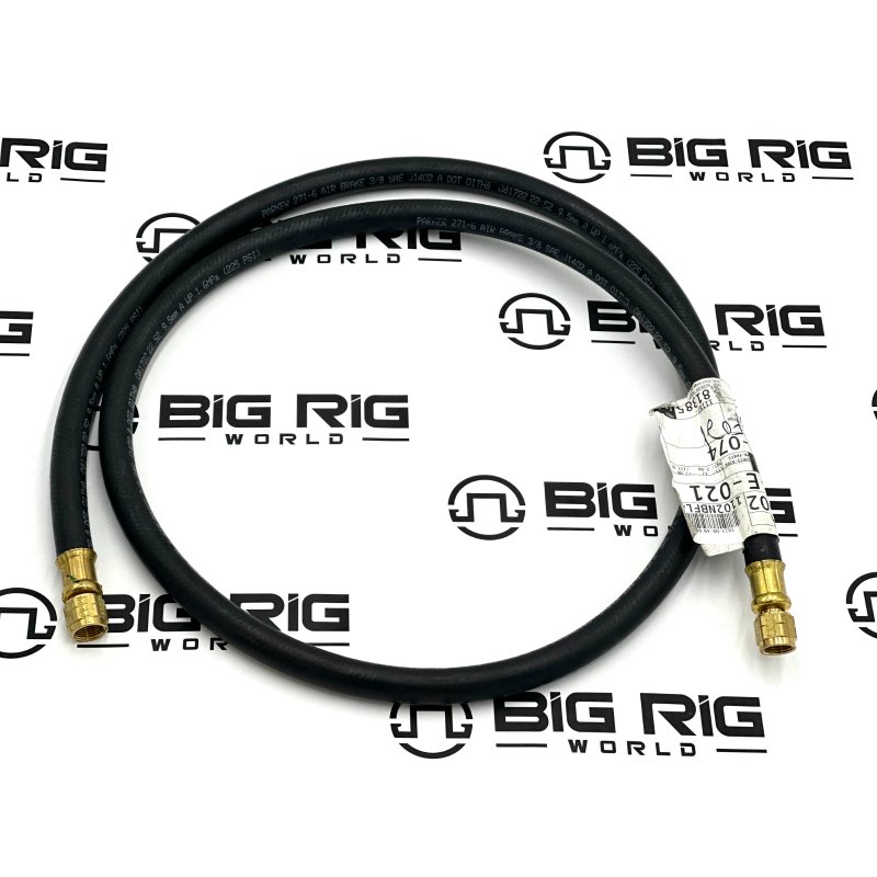 Hose - 6 Fiber Braided, SAE45 Swivel End 12-20822-074 - Freightliner