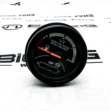 Gauge - Electric, Fuel/Diesel Exhaust Fluid Level, Black A22-63127-008 - Freightliner