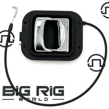 Inner Release Handle Chrome - Right Side S56-6013R - Peterbilt