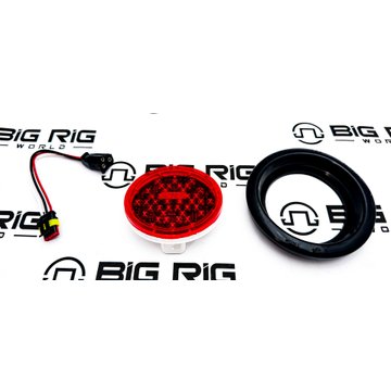 LED Super 44 S/T/T Grommet Mount Lamp Kit, Diamond Shell 44082R - Truck Lite