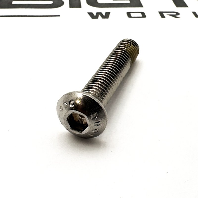 Hardware, Mounting - Review Mirror, Screw, Cap, Button Head, Socket, Hex, Stainless Steel, 40M 23-13768-040 - Freightliner