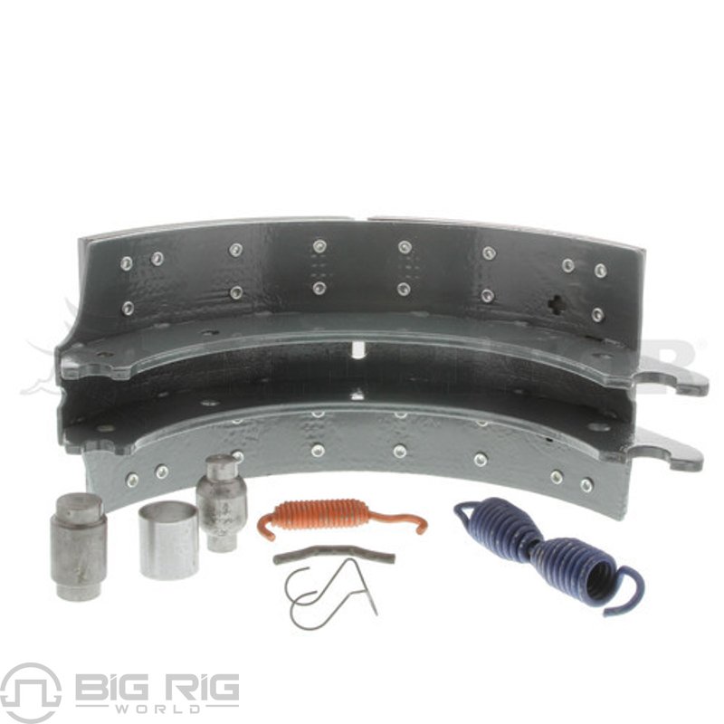 Relined Brake Shoe Kit - 16 1/2 In. x 7 In. Rockwell XK2124707QPKRMAN - Meritor