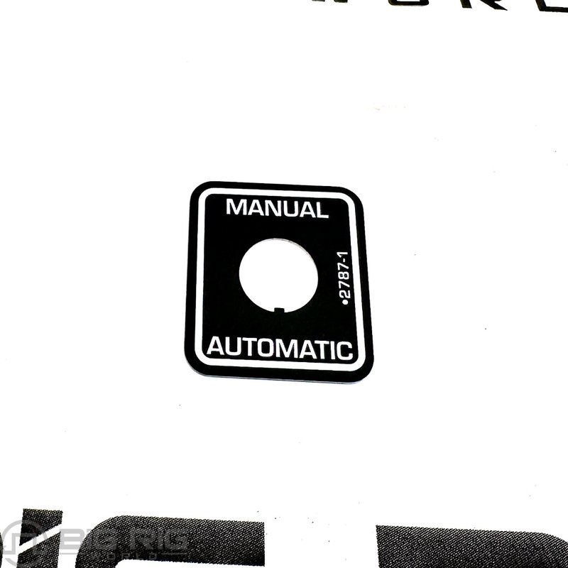 Engine Fan Nameplate K281-2787-1 - Paccar