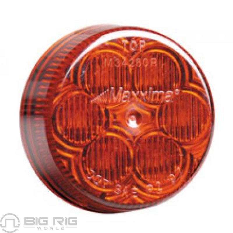 Clearance Marker Light 2 In. Round, Red M34260R - Maxxima