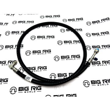Refrigerant Hose Assembly #10, 90-Degree Fitting, 86-inch Length V50-6005-086 - Dynacraft