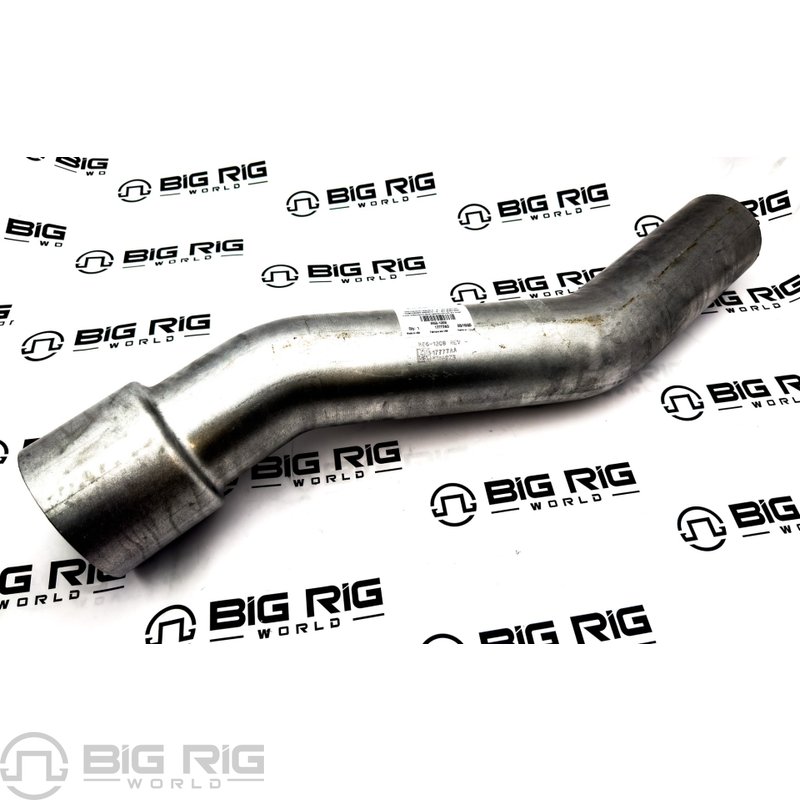 Multi-Bend Exhaust Pipe Aluminized Steel 5in-4in OD/OD M66-1208 - Paccar