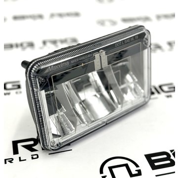 4X6 LED Head Lamp LOW BEAM With MaxxHeat Heated Lens MHLE-4X6LO-MH - Maxxima