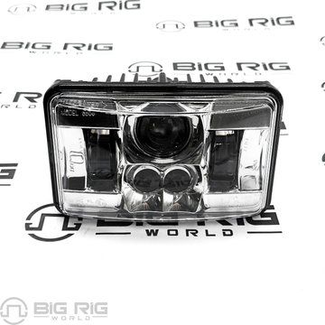 Headlight - 8800 EV2 4x6 LED LB Chrome 0551371 - JW Speaker