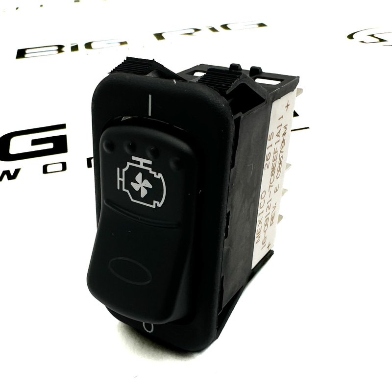 Engine Fan Rocker Switch Double Pole with LEDs 16-091217C8EEF1A11 - Peterbilt
