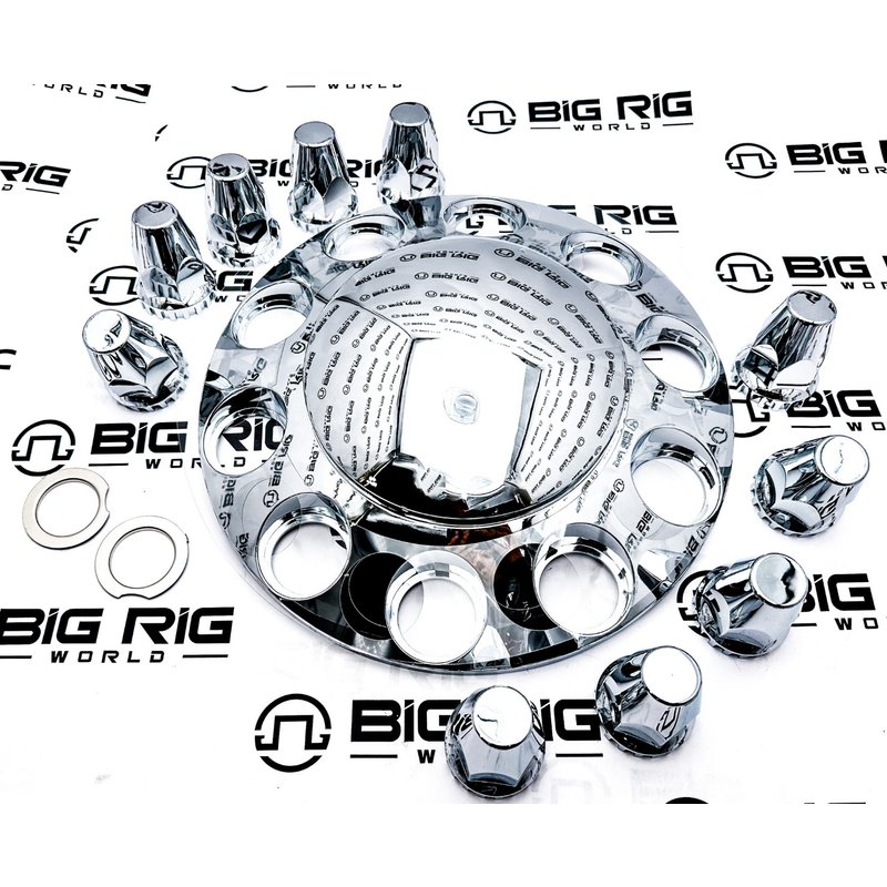Chrome Front Hubcap 33mm MW9711 - Paccar