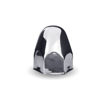 Nut Cover - 2 In. Chrome Metal Push On Bullet Style TNUT-B1 - Trux Accessories
