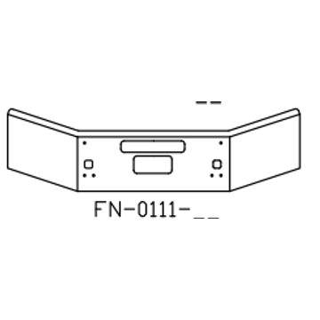 Chrome Steel Bumper FN0111-25 - Valley Chrome