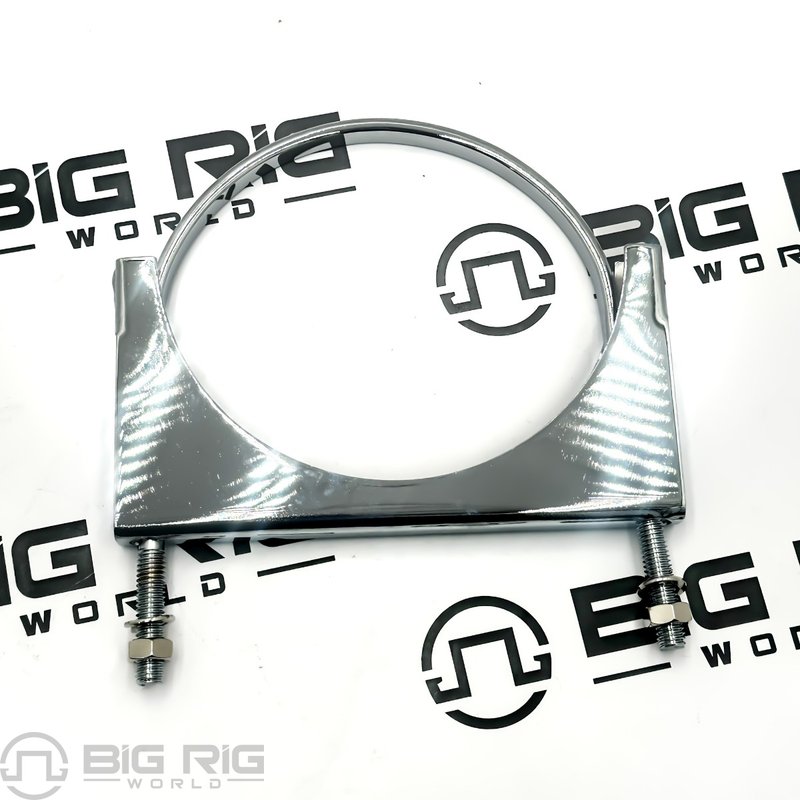 6 Inch Chrome U-Bolt Exhaust Clamp 10291 - Aftermarket - United