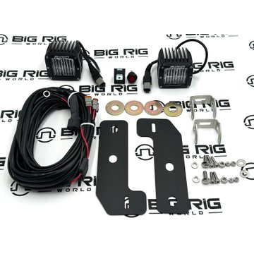 LED Sae D-Series Kenworth T680 Fog Light Kit 84761 - Truck Lite