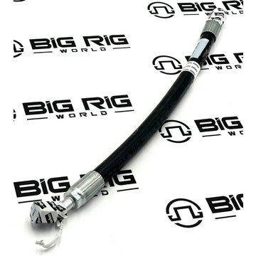 Hose Assembly - Pressure Line. # 8 , Straight, 45 DEG, 20IN 14-14442-020 - Freightliner