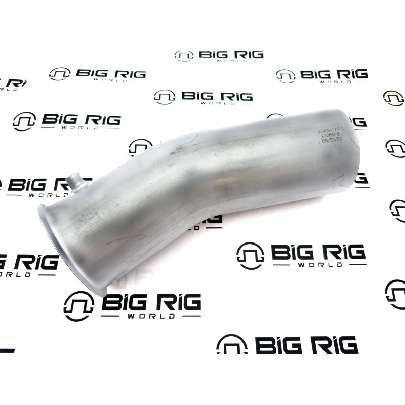 24-Degree Aluminized Steel Exhaust Pipe 5-inch Flange/OD K180-17915 - Kenworth