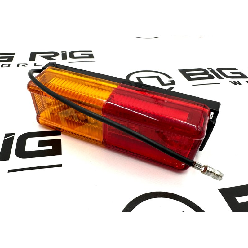 Dual Red/Yellow Fender Light W/Bracket & Plug MCL67ARBP - Optronics