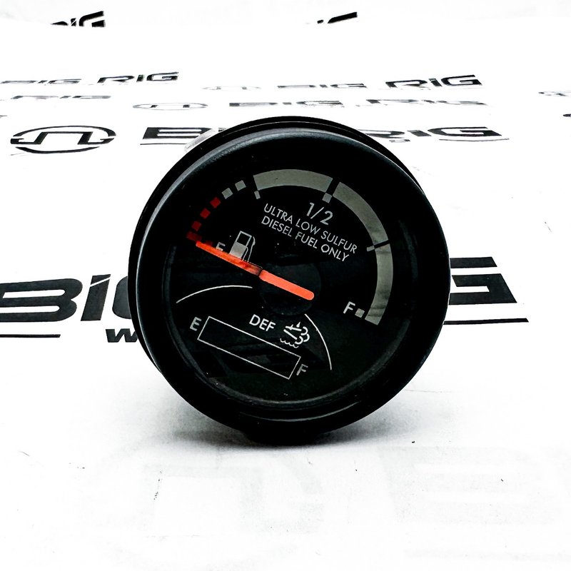 Gauge - Electric, Fuel/Diesel Exhaust Fluid Level, Black A22-63127-008 - Freightliner