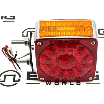 Amber / Red Turn Signal & Marker, Super Diode LED Double Face TLED-SDX - Trux Accessories