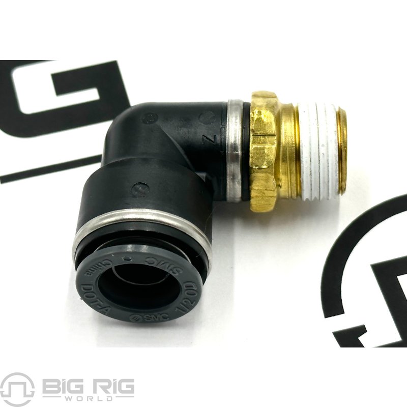 90 Degree Elbow Fitting (#6 Male NPT to #8 J2494) G38-1021-0608 - Paccar