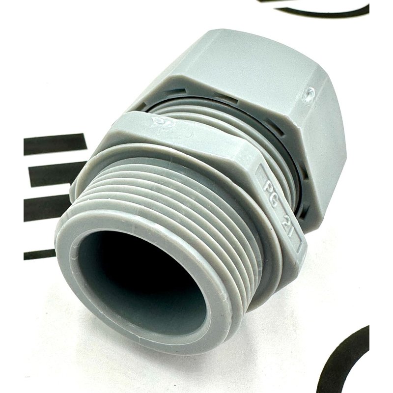 Super 50, 2 Conductor, Compression Fitting, Gray PVC, 0.375-inch 50840 - Truck Lite