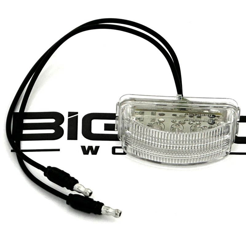 LED 15 Series License Lamp Kit, 12 Volt, Black Bracket 15227 - Truck Lite