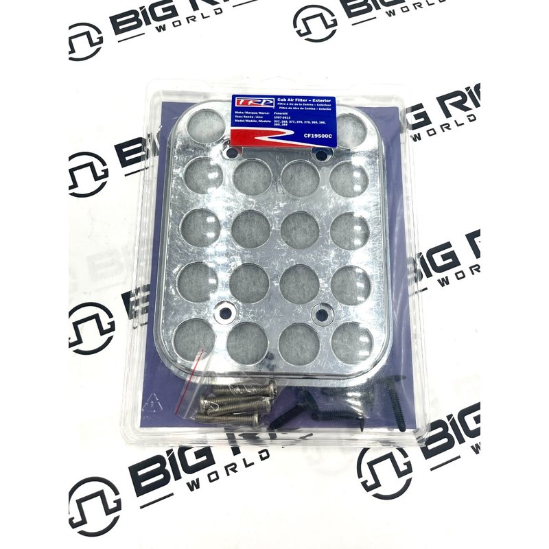 Chrome Exterior Cab Air Filter - Peterbilt CF19500C - TRP