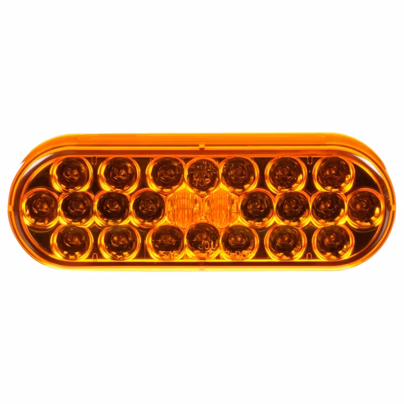 LED Signal Stat Rear Turn 60 Series Oval Sealed Lamp 6050A - Truck Lite