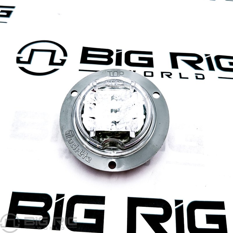 LED 30 Series High Profile Clearance/Marker Lamp, Clear/Yellow, Gray Flange 30380Y - Truck Lite