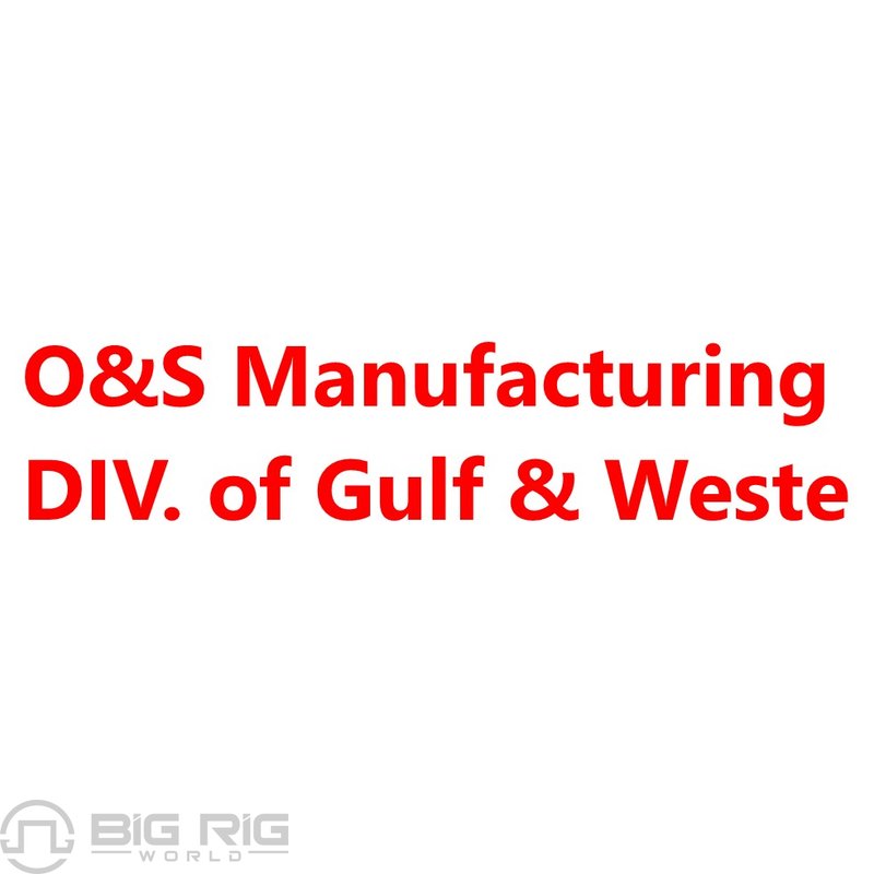 Bushing Repair Kit 80MM 080-480-078-000 - O&S Manufacturing, DIV. of Gulf & Weste