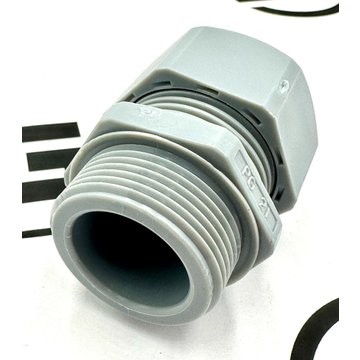 Super 50, 2 Conductor, Compression Fitting, Gray PVC, 0.375-inch 50840 - Truck Lite