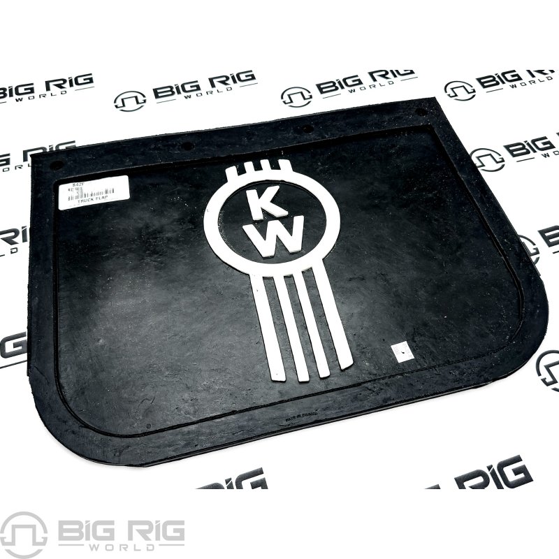 Mudflap-Kw Logo 20X15 B/W *100* S42B5-565-1 - Paccar