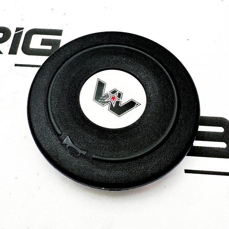Button - Horn, Electric, WST Logo, Black HB10WST - Western Star