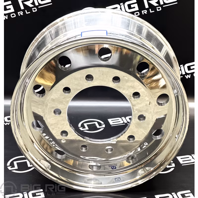 22.5 x 9.00 Super Single Wheel - High Polish Both Sides 89U637 - Alcoa