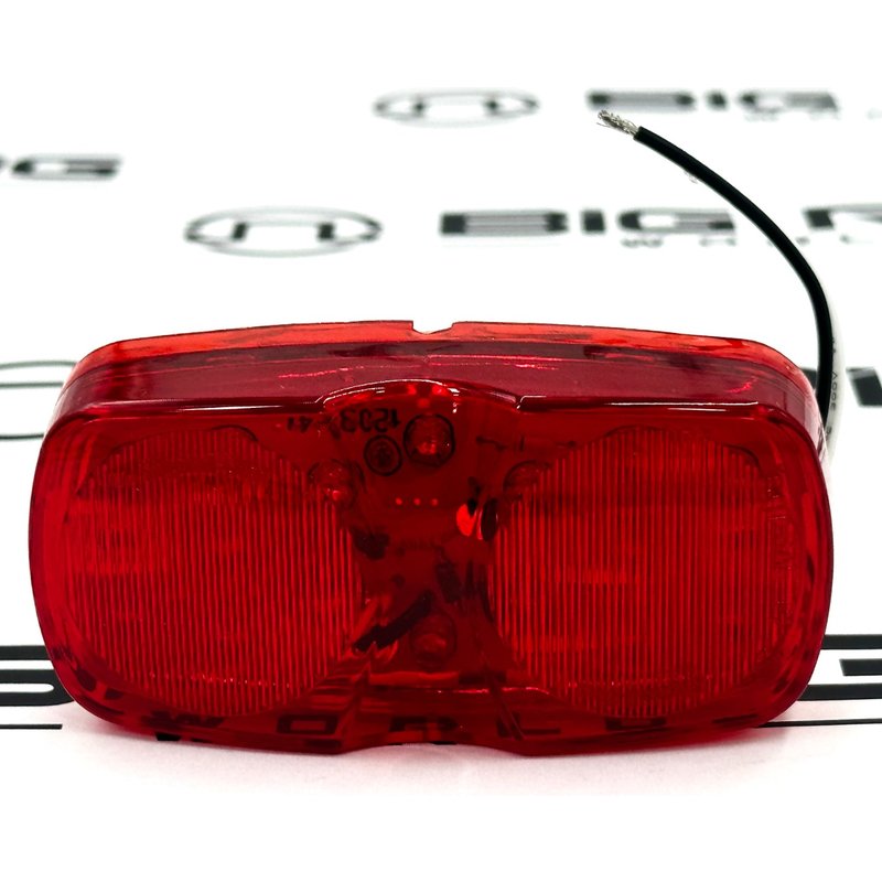 LED Signal Stat Clearance/Marker Rectangular Lens And Housing 2660 - Truck Lite