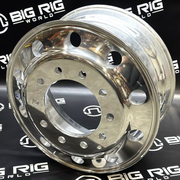 22.5 x 9 Alcoa Aluminum Wheel - Outside Polished 89U641 - Alcoa