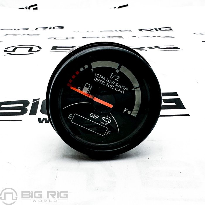 Gauge - Electric, Fuel/Diesel Exhaust Fluid Level, Black A22-63127-008 - Freightliner
