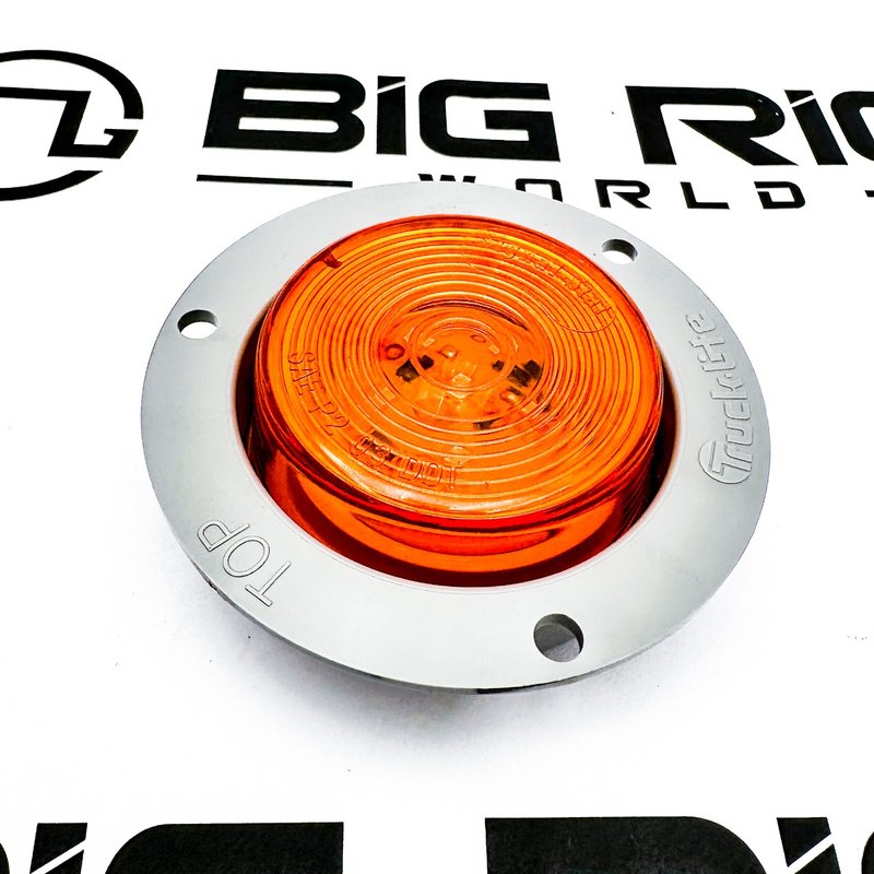 LED Signal Stat Clearance/Marker Lamp with Gray Flange 3070A - Truck Lite