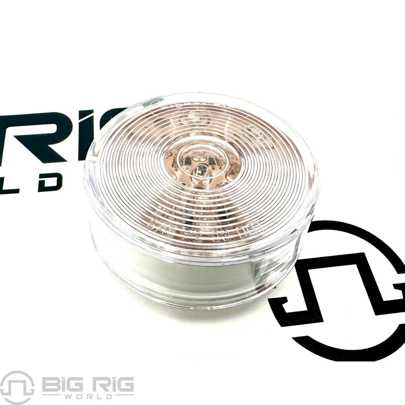 LED Signal Stat Clearance/Marker 2 1/2-inch Lamp Clear Lens 1051 - Truck Lite