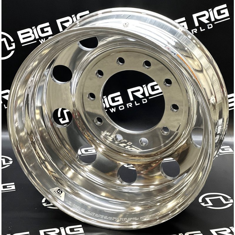 24.5 x 8.25 Alcoa Aluminum Wheel - Mirror Polish Dura-Bright Inside Only 98U632DB - Alcoa