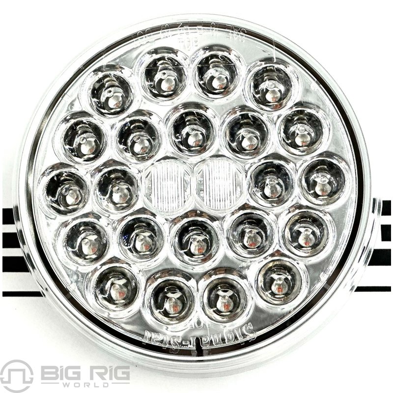 LED Signal Stat S/T/T 4-inch Round Clear Lamp Lens 4051A - Truck Lite