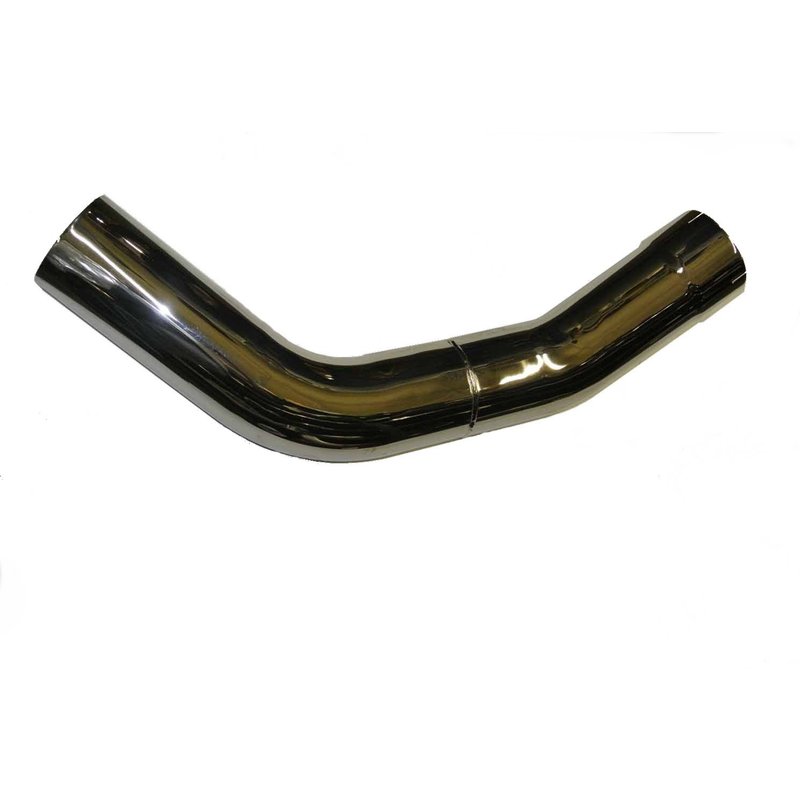 6 Inch 2-Bend OD/R5 Inch OD Pipe Right - Chrome KW6-18615RC - Grand Rock