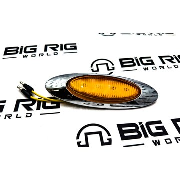 4-LED Yellow Clearance/Marker Light with Bezel 00212335P - Optronics