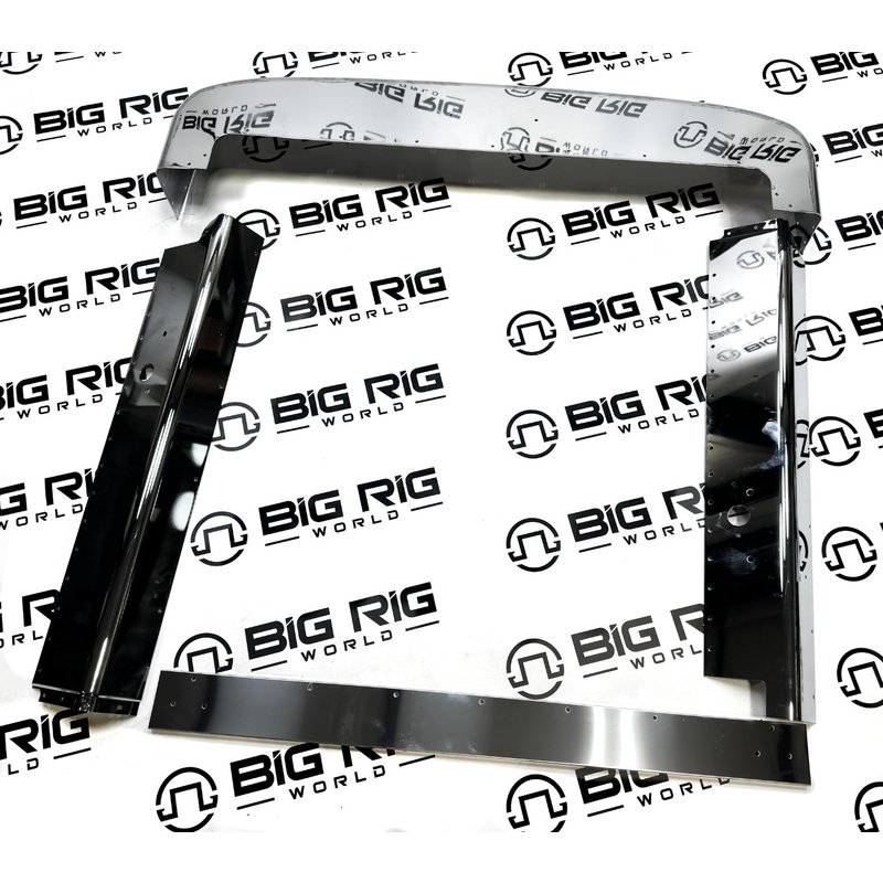 Peterbilt 379 Grille Surround - 4-Piece Set (Steel Chrome) CR03508 - TRP
