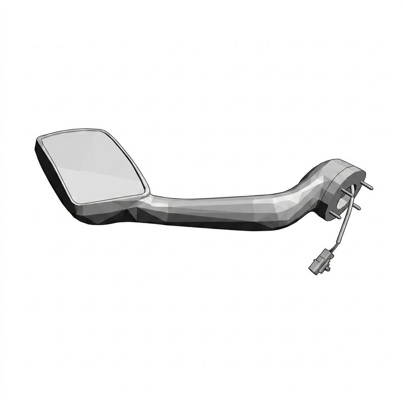 Mirror - Hood Areo Heated, Chrome RH L59-6003-211R - Paccar