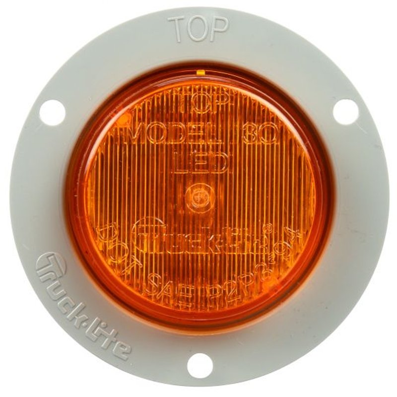 LED 30 Series Clearance/Marker Omni Volt Kit, Gray Flange 30051Y - Truck Lite
