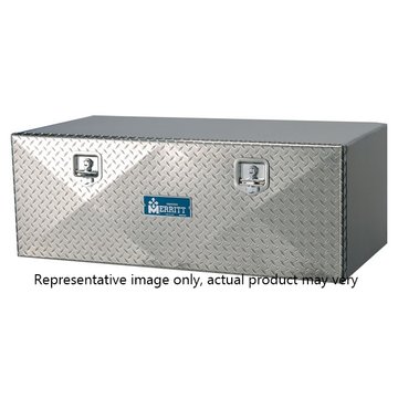 Diamond Plate Tool Box, Single Door 18x18x48 210MTQ - Merritt Equipment
