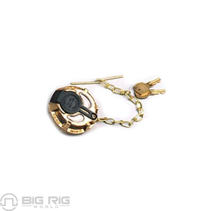 Brass Locking Fuel Cap 600196-6 - Velvac