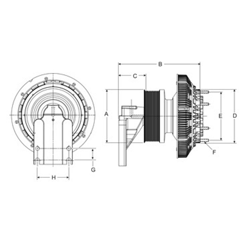 Clutch - Fan Horton DMA 2-Speed 99A9762 - Horton